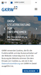Mobile Screenshot of gkrw.de